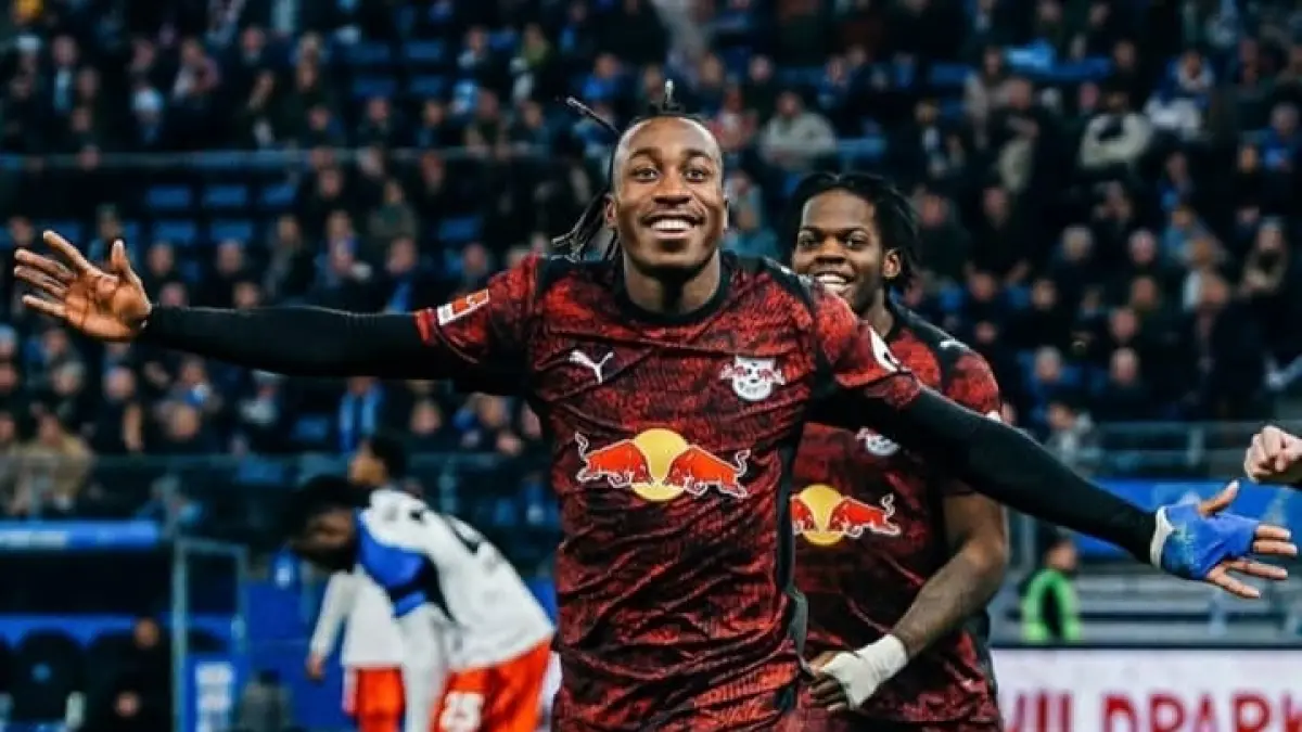 IMPRESIF: Yan Diomande yang tampil produktif bersama RB Leipzig musim ini.