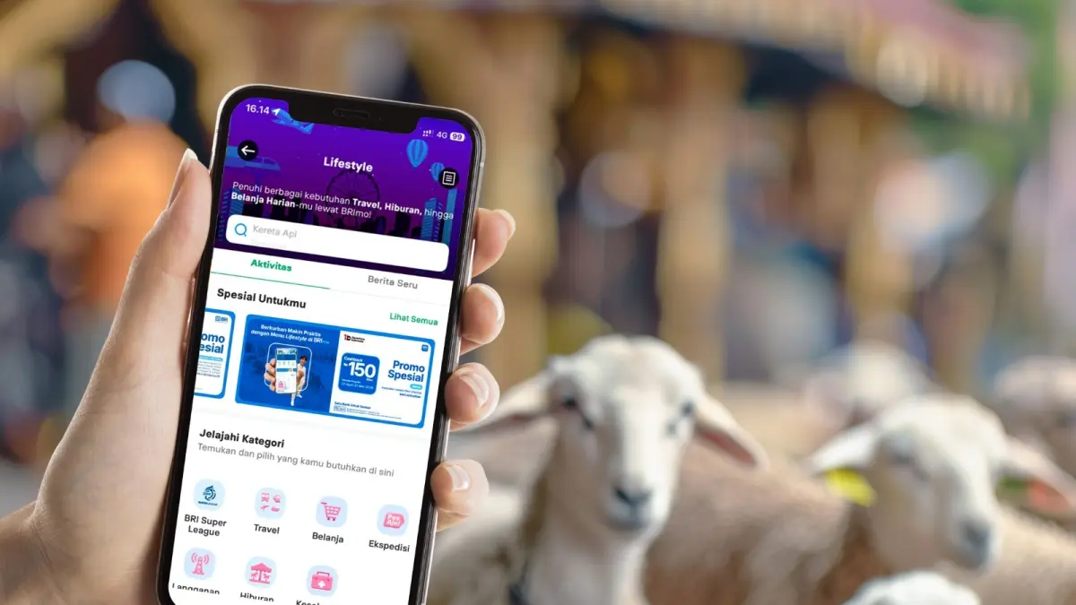 Qurban Kini Bisa lewat BRImo, Praktis dari Pilih hingga Bayar
