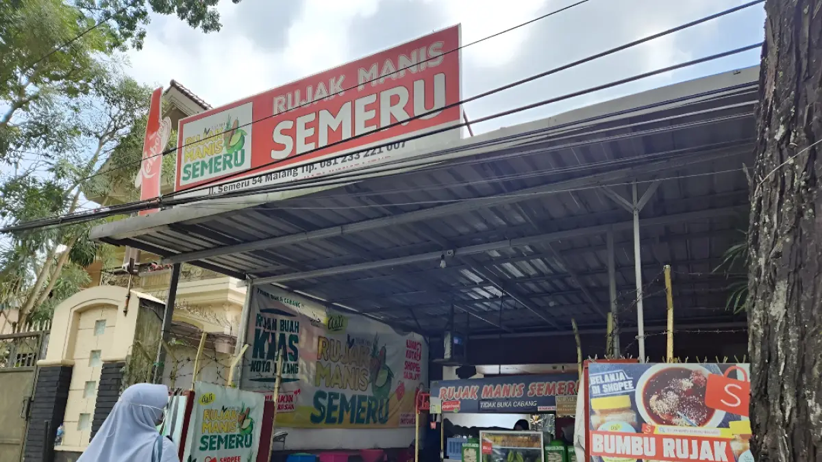 Rujak semeru salah satu warisan cita rasa Malang. (Mas / Google Maps)