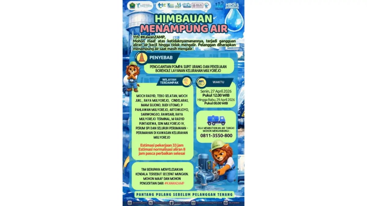 Himbauan Menampung Air
