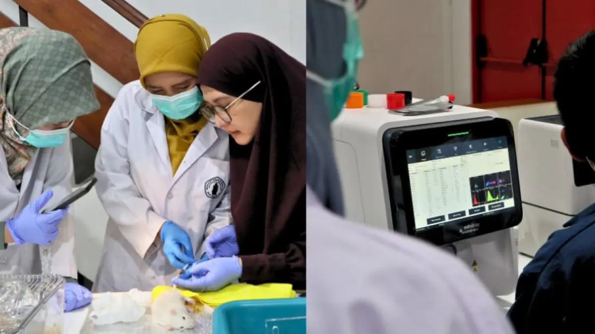 PRAKTIK LANGSUNG: Pengenalan alat analisa hematologi dan kimia darah hewan.