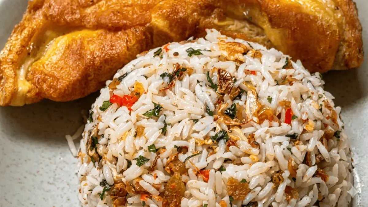Nasi bejeg lezat telur dadar. (Jawa Pos / Google)