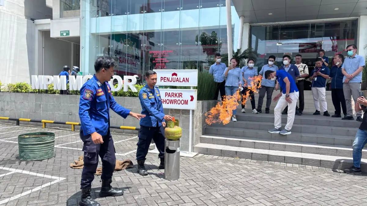 SIGAP: Pelatihan Emergency Response Team (ERT) yang digelar MPM Honda Jatim.