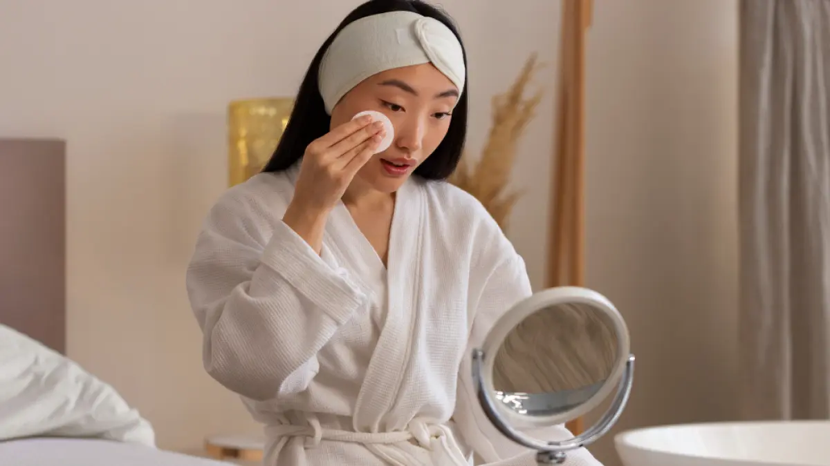 Pemilihan produk skincare untuk ibu hamil perlu memperhatikan bahan-bahan atau kandungan dalam produk tersebut. (Freepik).