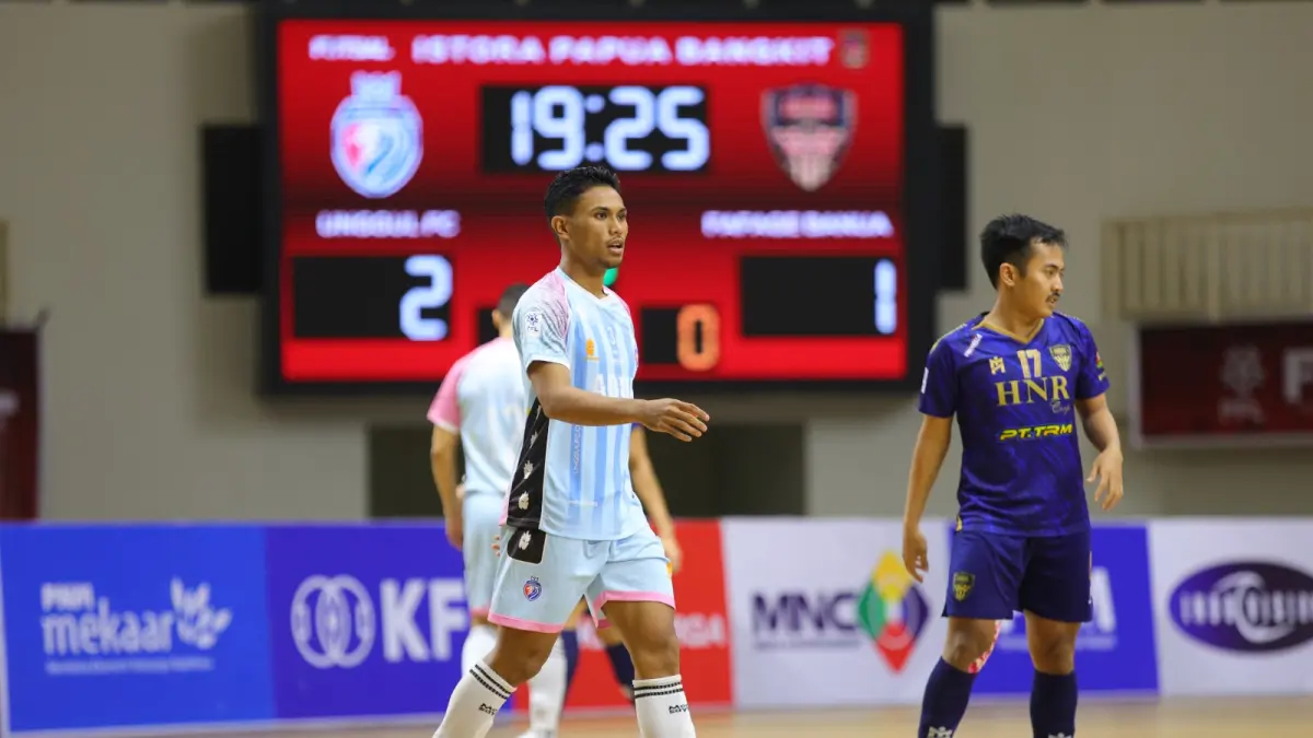 PROSES ADAPTASI CEPAT: G-Vin Blandino Laik jalani laga keempat bersama Unggul FC Malang di Pro Futsal League melawan Fafage Banua setelah jalani pemulihan cedera, pekan lalu. (foto: MO Arema FC for Radar Malang)