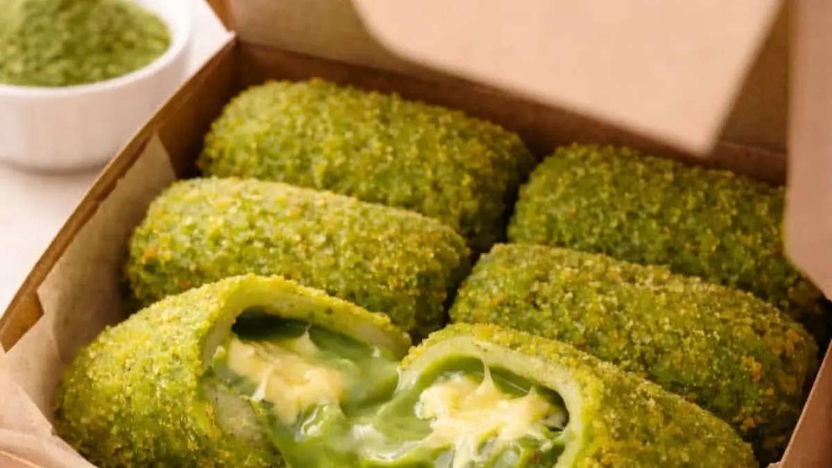 Risol matcha yang lagi viral. (Instagram @larisole.malang)
