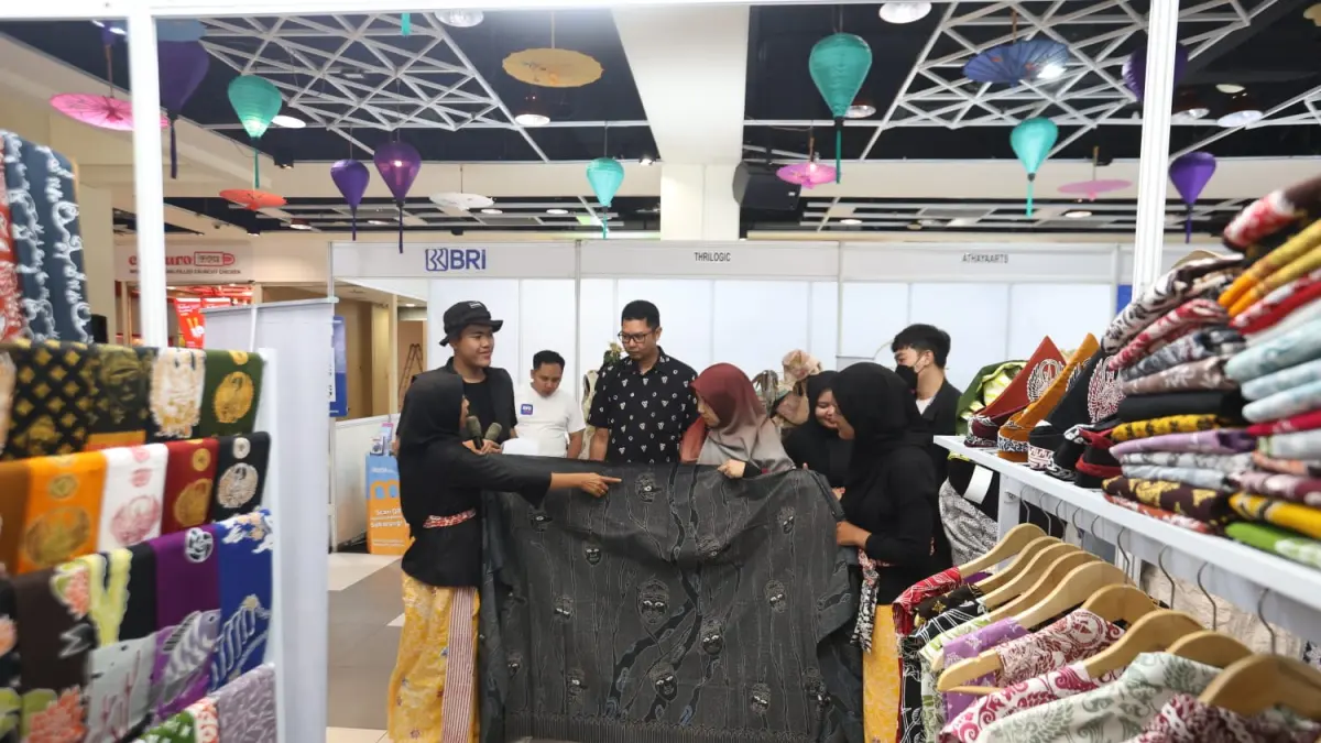 KOMITMEN: Dukungan BRI Healthy Shopping Festival pada UMKM.