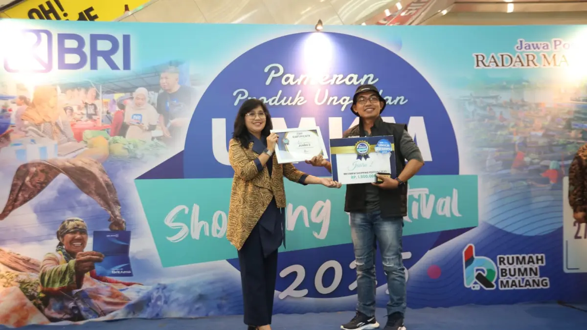 SEMARAK: Salah satu kegiatan dalam BRI Healthy Shopping Festival.