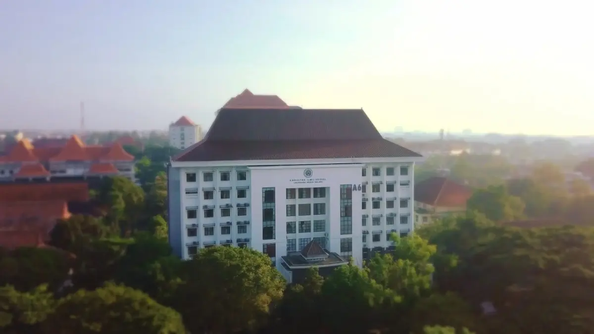 Gedung kuliah utama Fakultas Ilmu Sosial. (fis.um.ac.id)