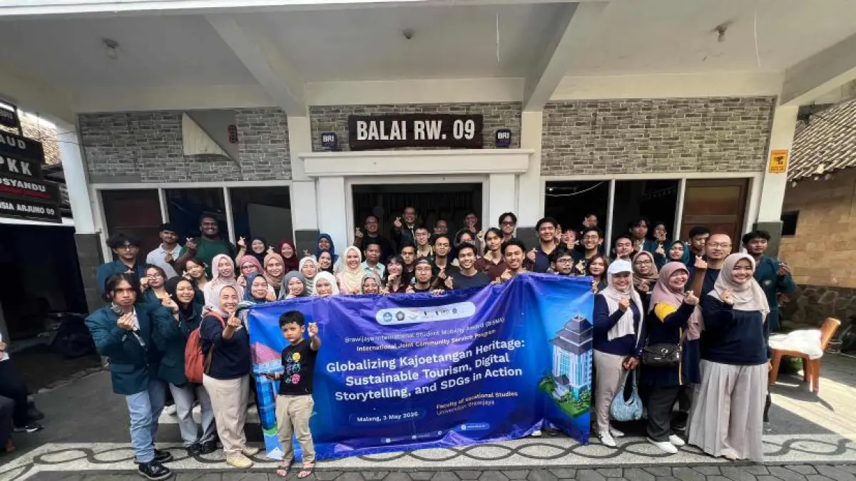 KOMITMEN: Fakultas Vokasi Universitas Brawijaya (UB) melakukan terobosan baru dalam mengenalkan Kajoetangan Heritage ke pasar global.