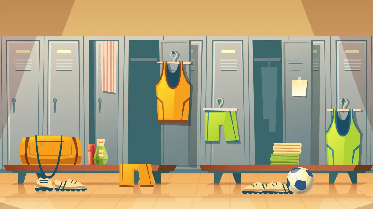 Illustrasi Ruang Ganti Sepak Bola (Freepik)
