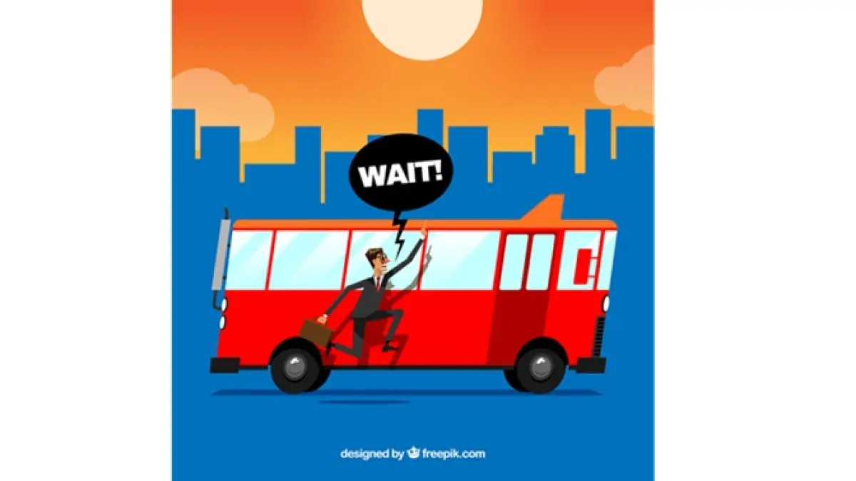 Ilustrasi Bus Melanggar Aturan (freepik)