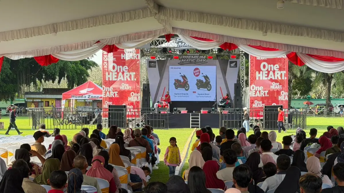 SEMARAK: Kegiatan peluncuran New Honda Stylo 160.