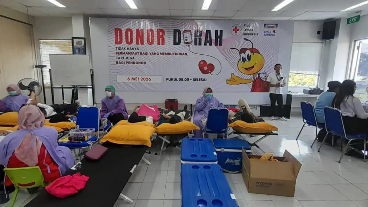 SOSIAL: Aksi Donor Darah Indomaret di Malang.