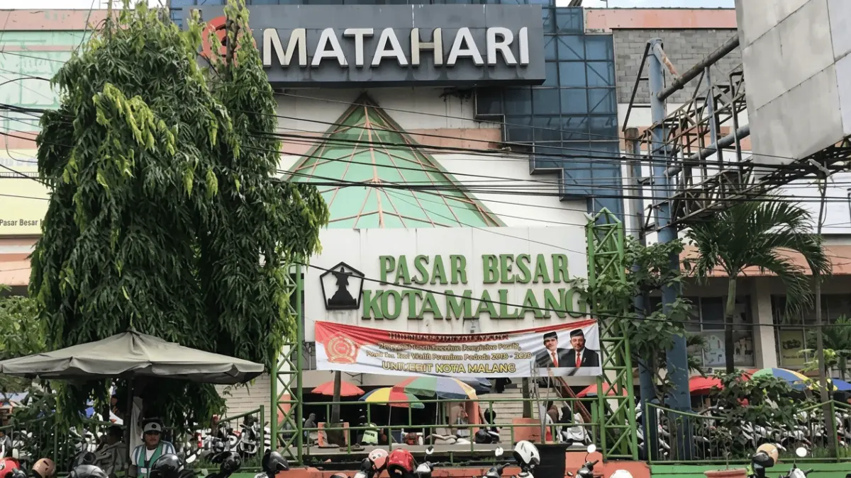 Pasar Besar Malang. (RRI / Google)
