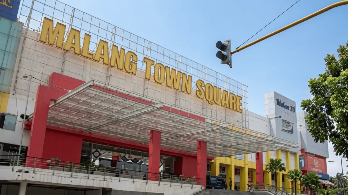 Tampak depan gedung Malang Town Square. (Informasi Malang / Google)