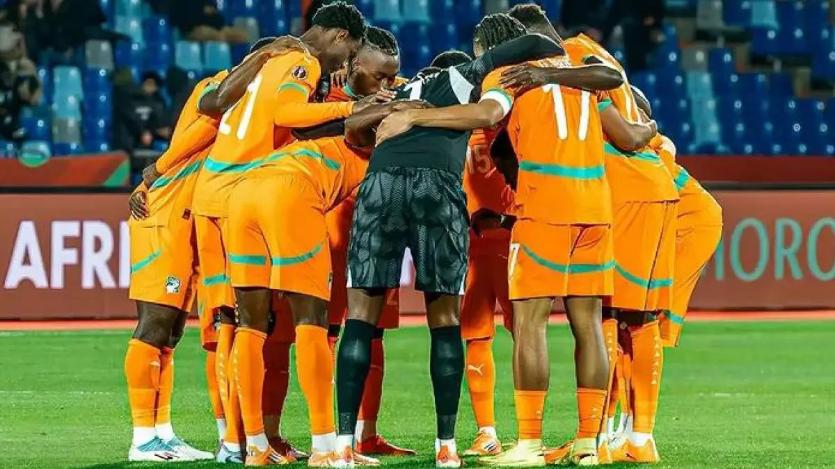 Timnas Pantai Gading dipastikan lolos ke putaran final Piala Dunia 2026 setelah menjuarai Grup F kualifikasi zona Afrika dengan catatan sempurna: 10 pertandingan tanpa kebobolan. Di putaran final, Les Elephants tergabung di Grup E. (Instagram @fif.ci)