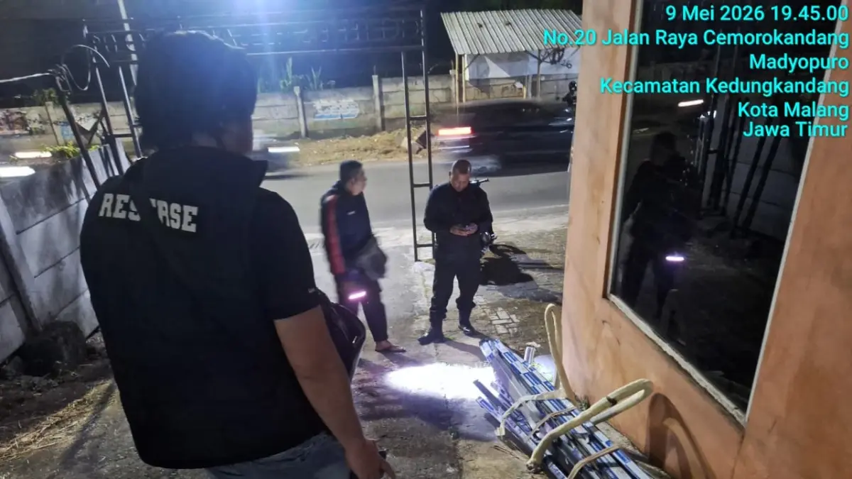 Polisi Buru Pelaku Penusukan-Pencurian Kusen Galvalum di Cemorokandang