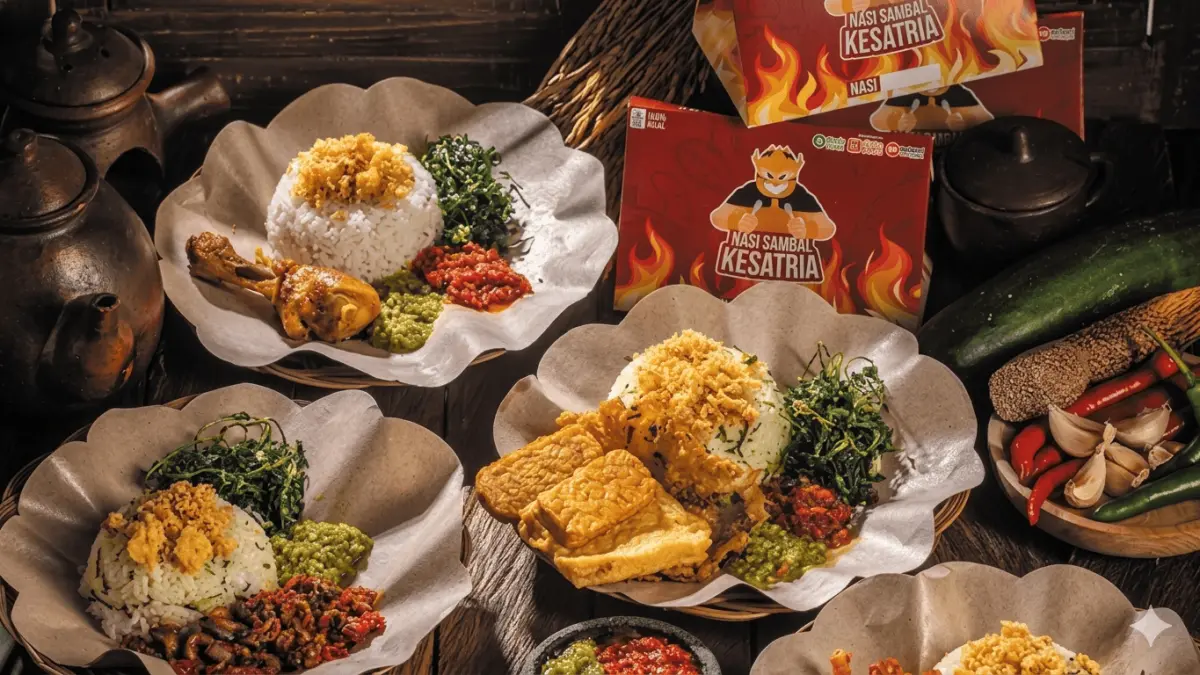Nasi sambal kesatria yang mengunggah selera. (Nasi sambal kesatria / Google Maps)