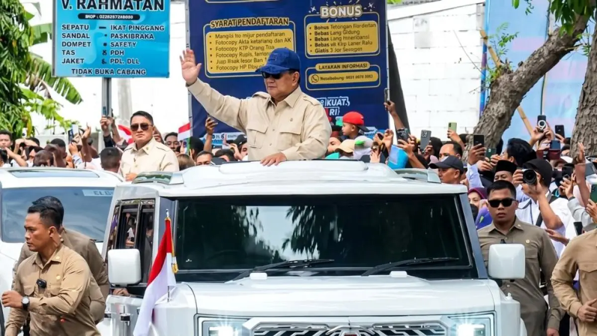 RESMI: Antusiasme warga Nganjuk menyambut Presiden Prabowo untuk meresmikan Museum dan rumah Singgah Marsinah dan 1.061 KDMP. (Sumber: Istimewa)