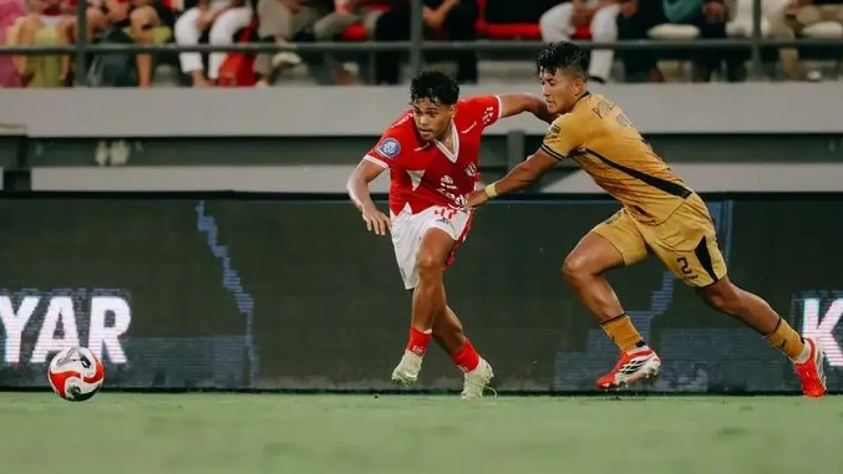 Bali United akhirnya bangkit! Raih kemenangan telak 4-1 atas Bhayangkara Presisi di pekan ke-33 BRI Super League, Minggu (17/5).  (Instagram @baliunitedfc)