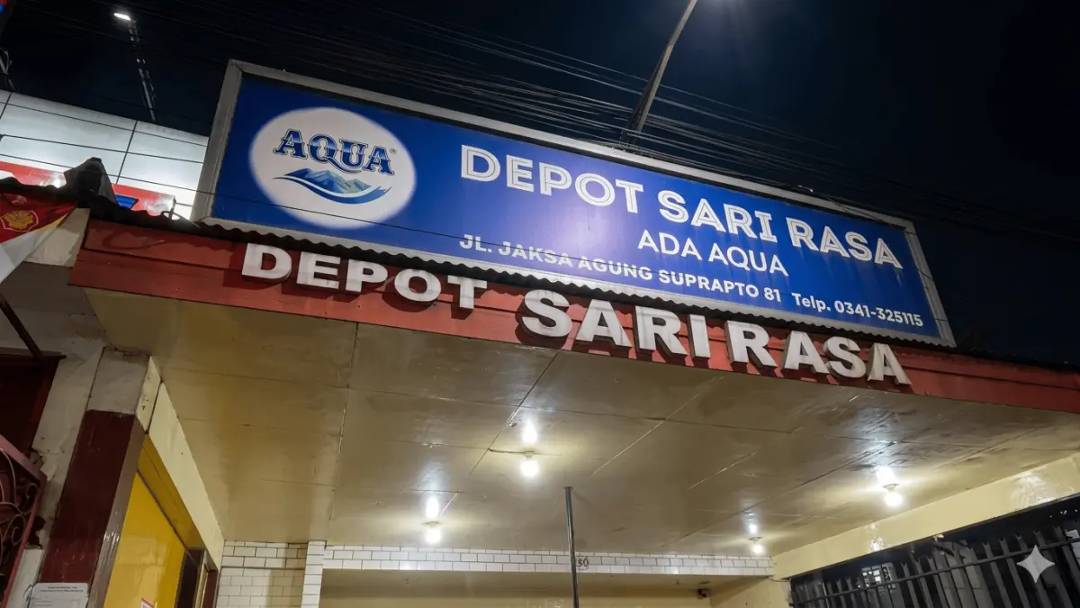 Depot sari rasa terletak di jalan jaksa agung suprapto. (Bro Yonathan Channel / Google Maps)