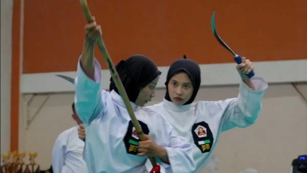 MAKSIMAL: Penampilan Eka dalam kompetisi Perisai Diri Airlangga Cup 2026 menjadi bukti keberhasilan pengelolaan waktu, kedisiplinan latihan, serta dukungan lingkungan kemahasiswaan yang kondusif di Universitas Brawijaya.