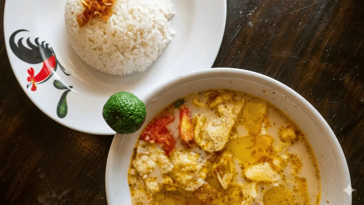 Semangkuk soto betawi dengan nasi putih. (Laurita Anggelina Fiscarina / Google Maps)