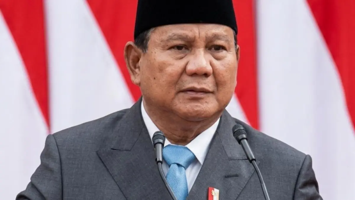 Prabowo saat menyampaikan pidato pada Rapat Paripurna DPR RI di Kompleks Parlemen, Senayan, Jakarta, Rabu (20/5). (Sumber: Istimewa). 