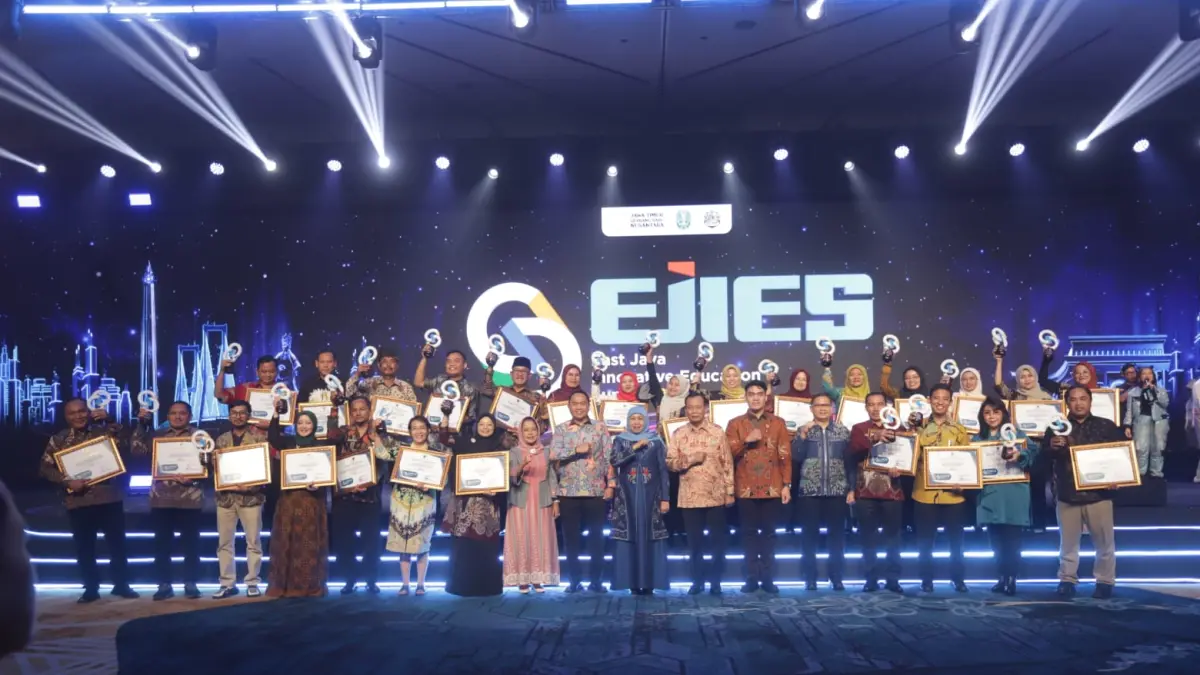 SEMARAK: EJIES 2026 menjadi ajang apresiasi dan wadah inovasi pendidikan terbesar di Jawa Timur yang diselenggarakan oleh Dinas Pendidikan Provinsi Jawa Timur.