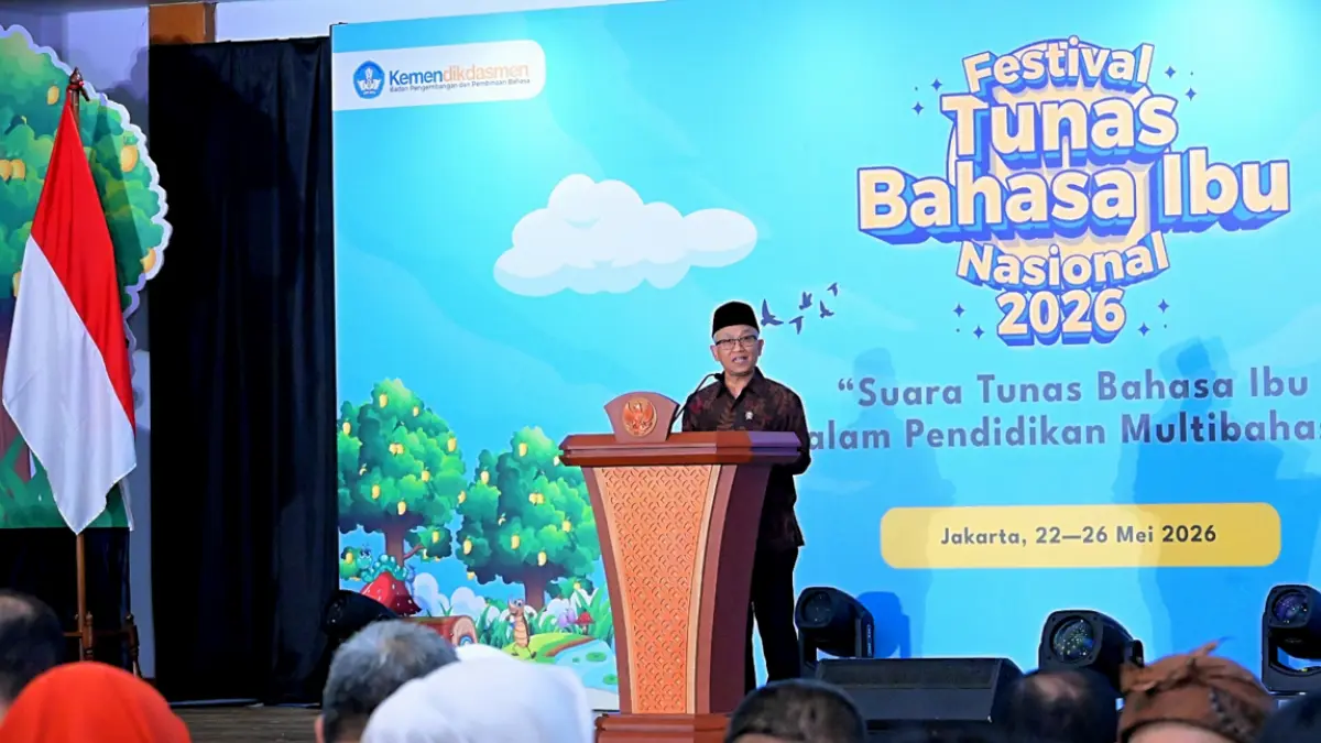 Wamendikdasmen Atip Latipulhayat memberikan sambuta. (Dok. Kemendikdasmen)