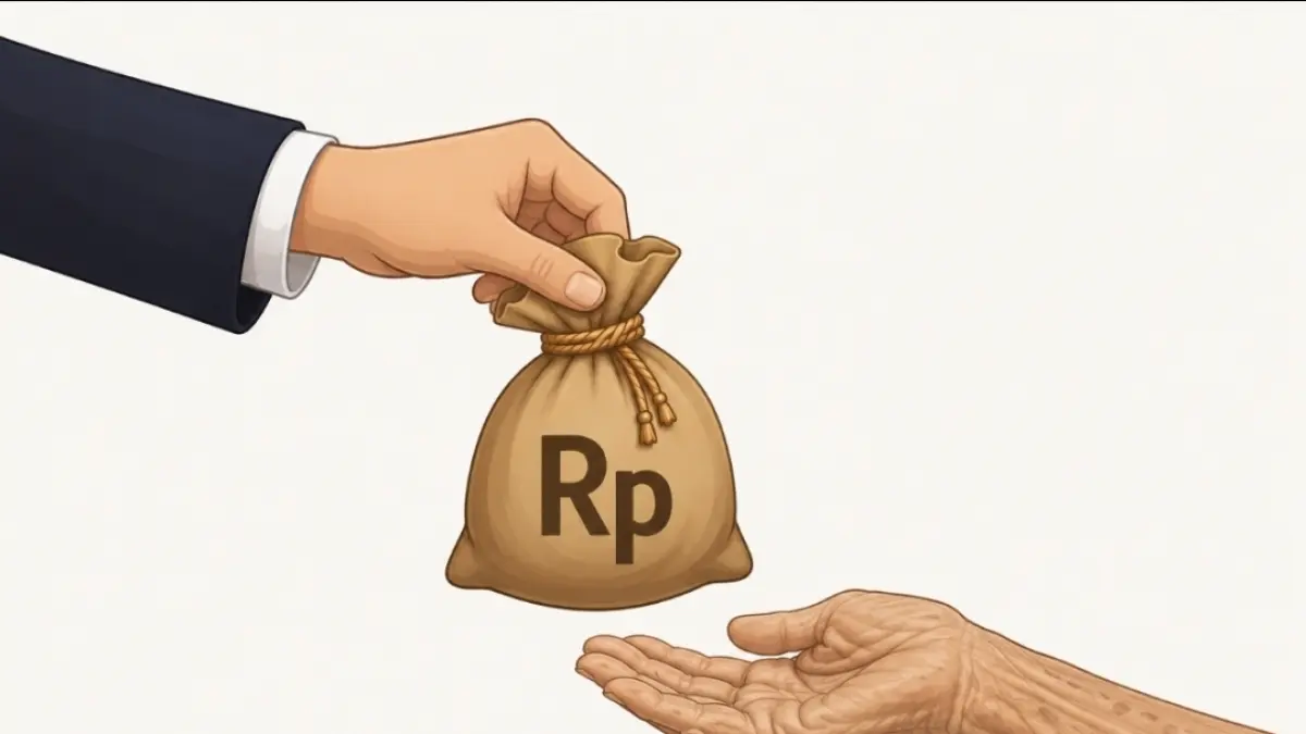 ILUSTRASI: Berderma merupakan akhlak utama para Nabi Allah. (AI)