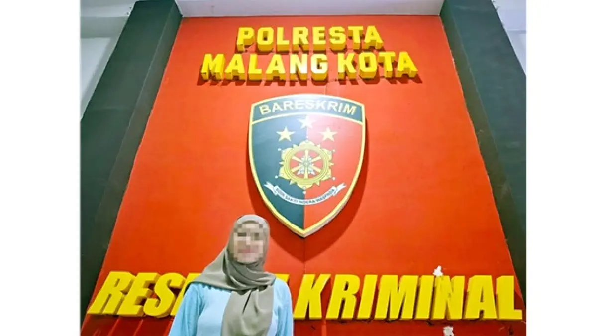 BAWA KE RANAH HUKUM: ER melaporkan lelaki yang melakukan dugaan rudapaksa terhadap putrinya yang berinisial SAP di Polresta Malang Kota, kemarin