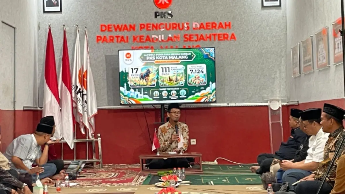 GUYUB: Media Gathering PKS Kota Malang di Kantor DPD, Jalan Sigura-gura, pagi tadi (31/5). Foto : Andika Satria Perdana