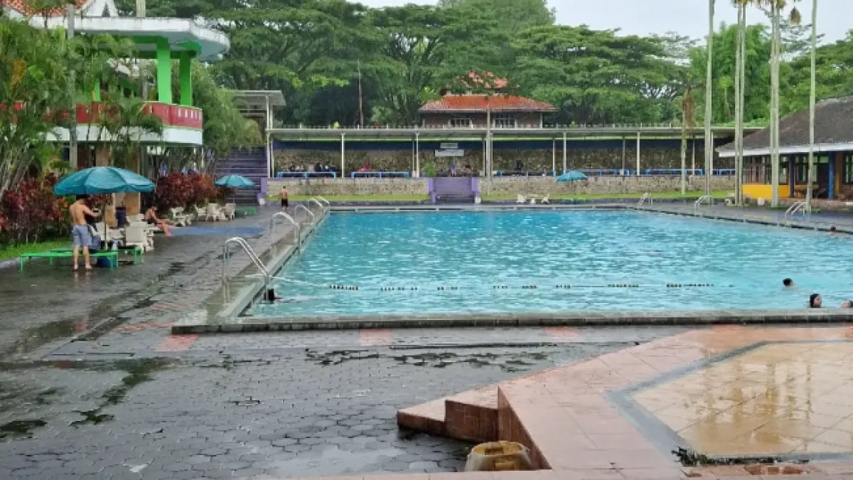 Kolam Renang Lembah Dieng (Sumber: Zahra/Radar Malang)