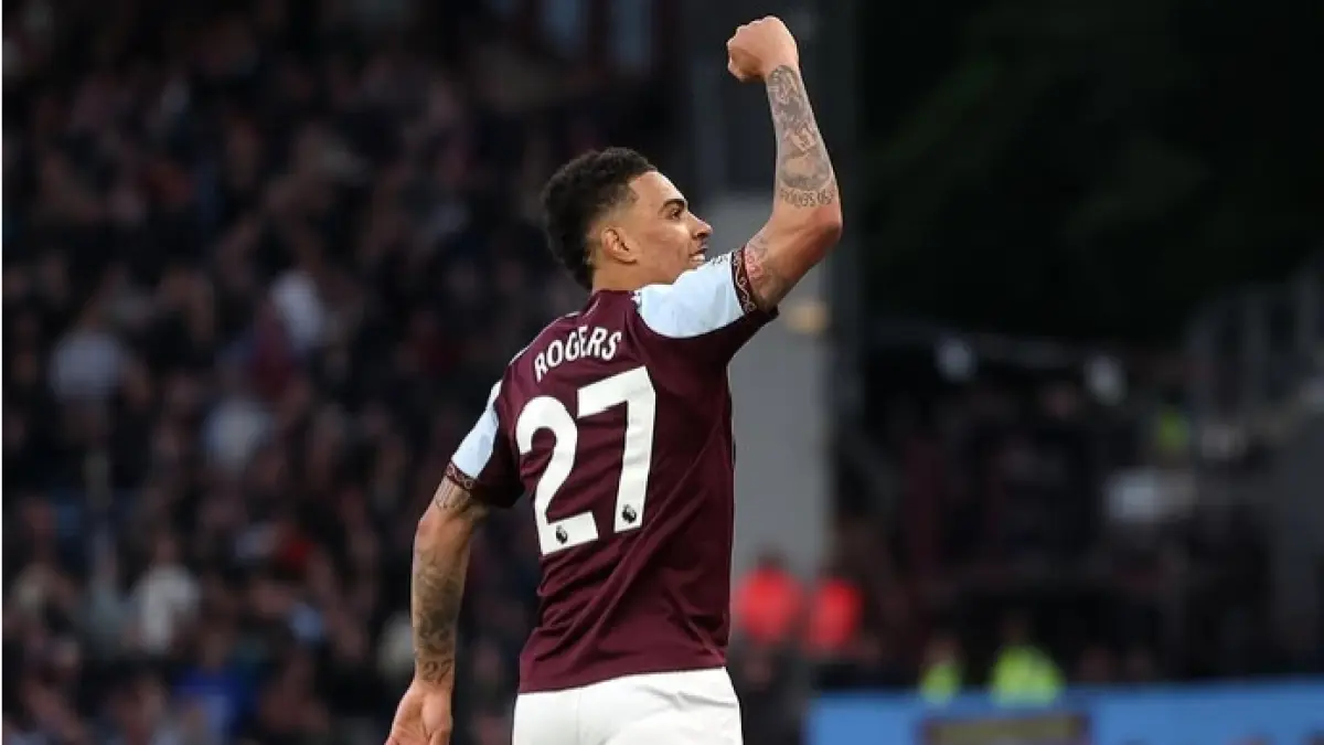 PEMENANG: Morgan Rogers pemain Aston Villa yang diminati banyak klub besar Eropa.