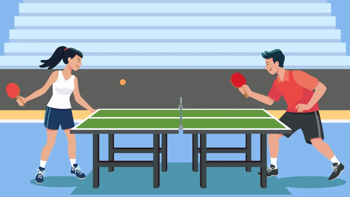 Illustrasi Tenis Meja (Freepik)