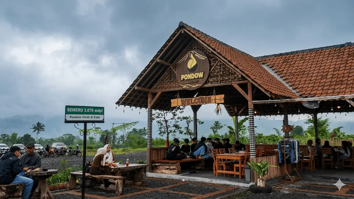Sensasi Kopi Estetik Berlatar Panorama Semeru. (Yim Sherly / Google Maps)