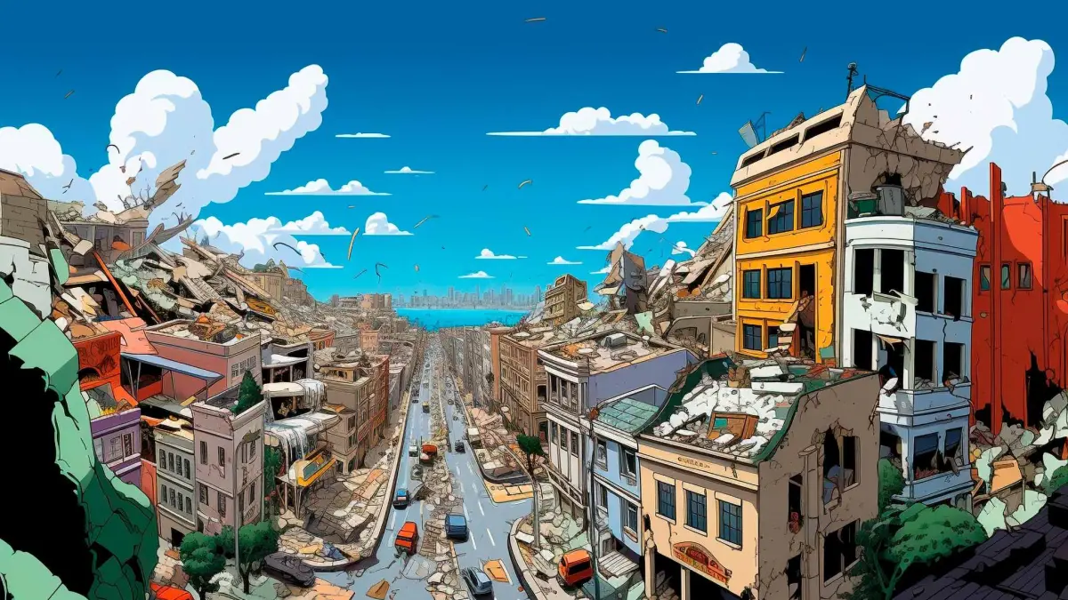 Ilustrasi Gempa Bumi (freepik)