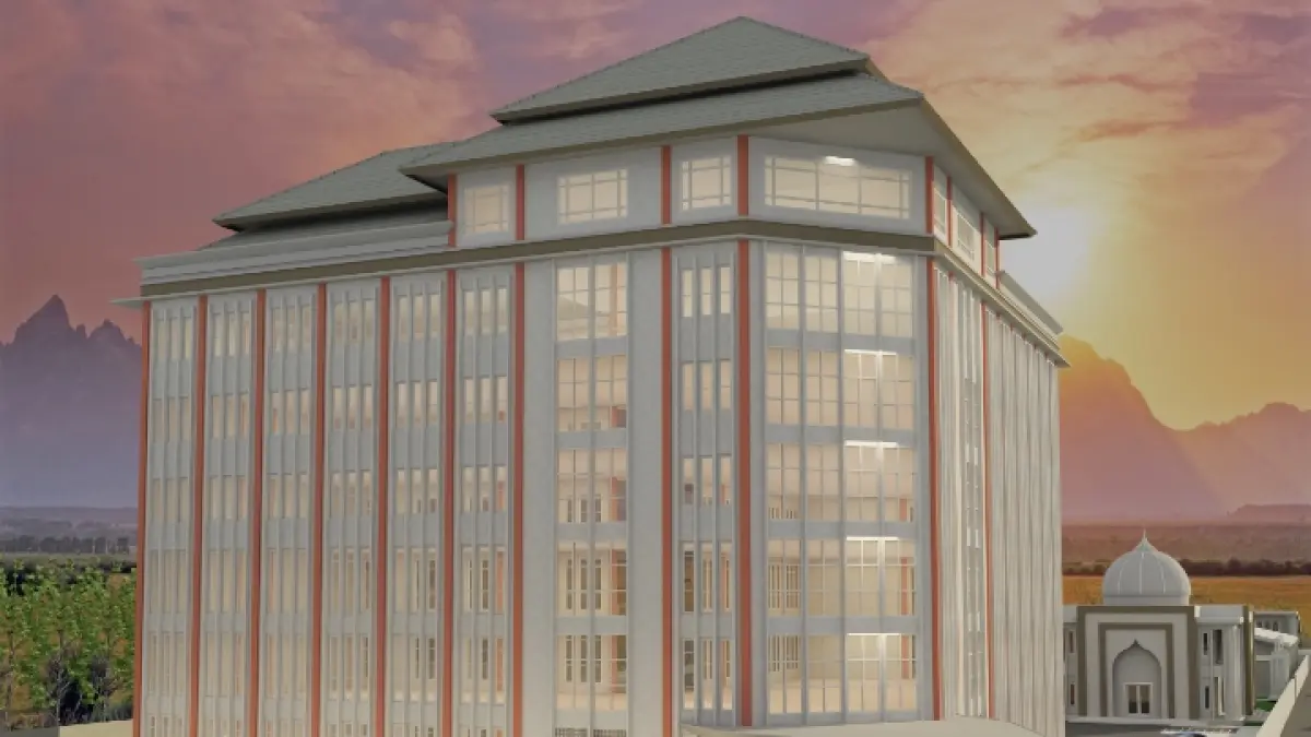 MEGAH: Desain gedung Menara KH Ahmad Dahlan Kampus 2.