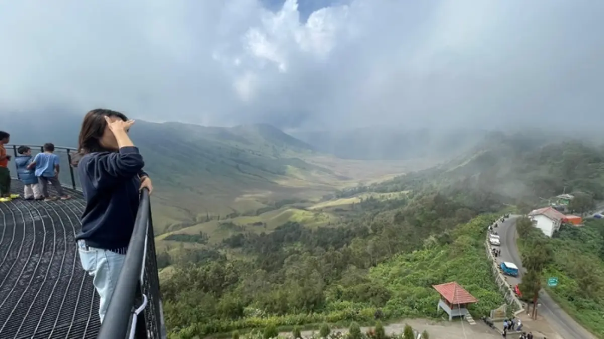 ASRI: Pemandangan di atas Bromo Hillside yang sangat disukai wisatawan.