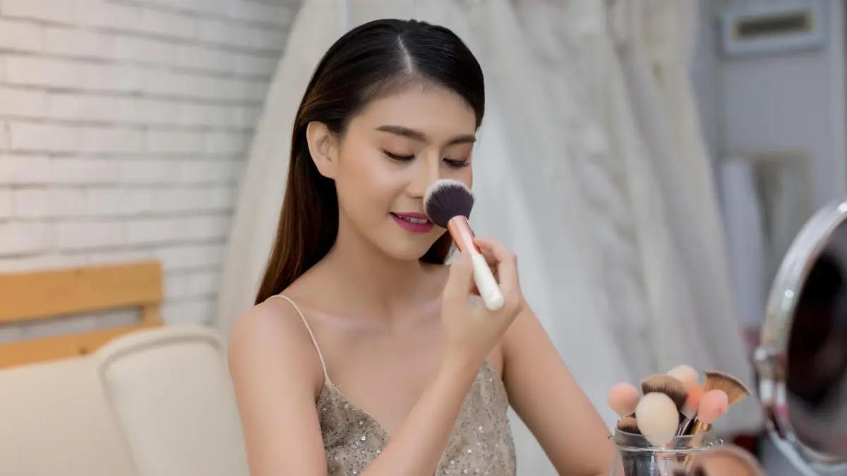Ilustrasi make up wedding natural ala gen z  (sumber foto: magnific)
