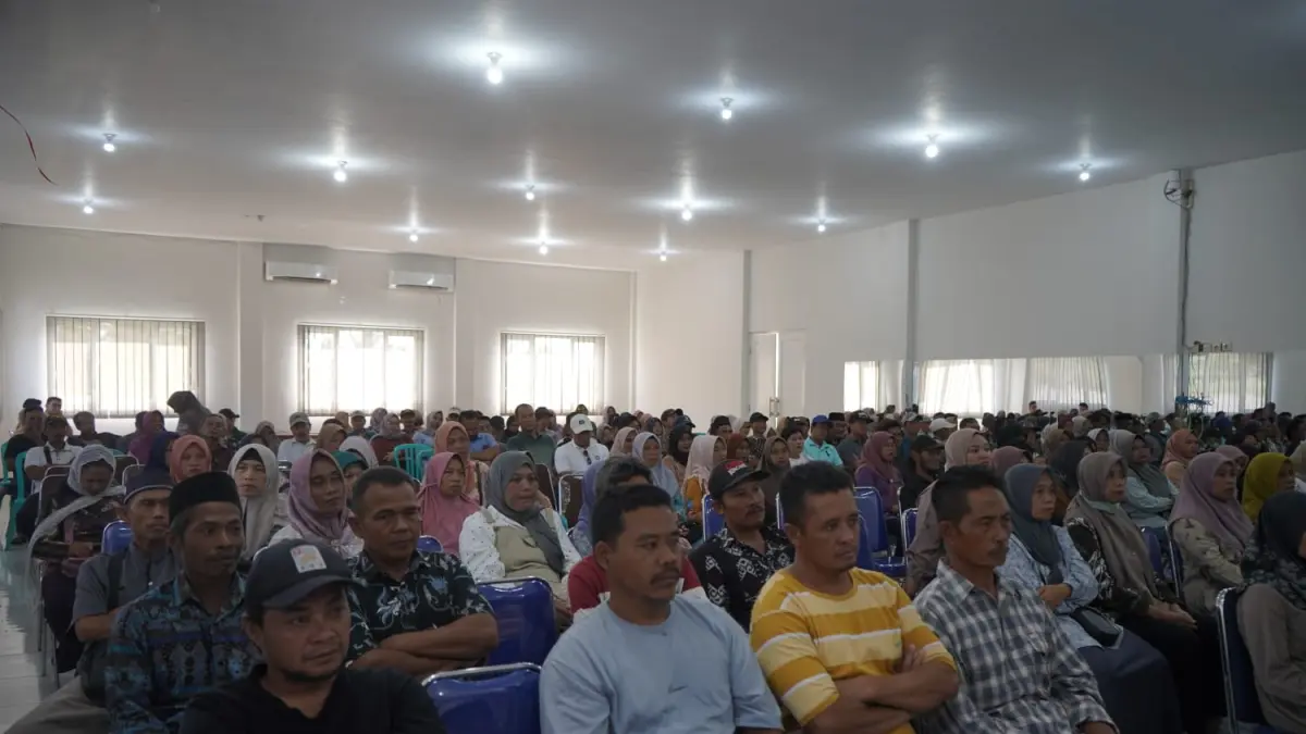 KOMPAK: Kehadiran seluruh wali murid SMKN 1 Gedangan saat pemaparan program sekolah, beberapa waktu lalu.