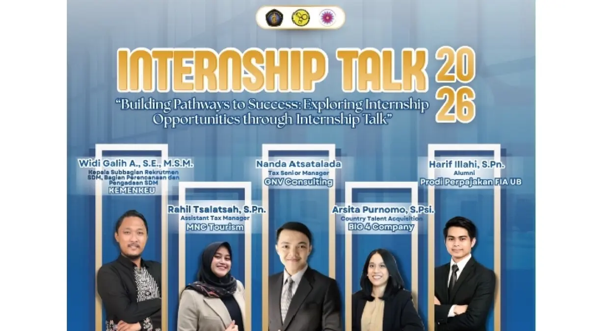 BAGI ILMU: Para pemateri Internship Talk 2026.