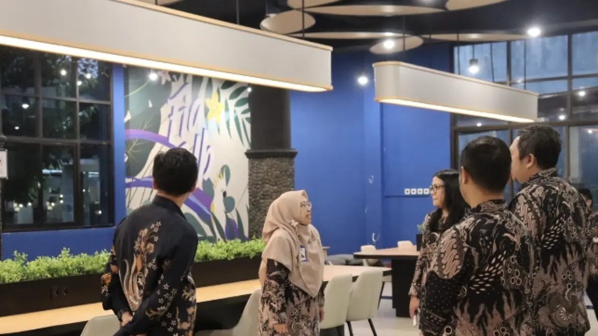 CEK LANGSUNG: Peninjauan fasilitas co-working space yang disediakan FIA UB&nbsp;