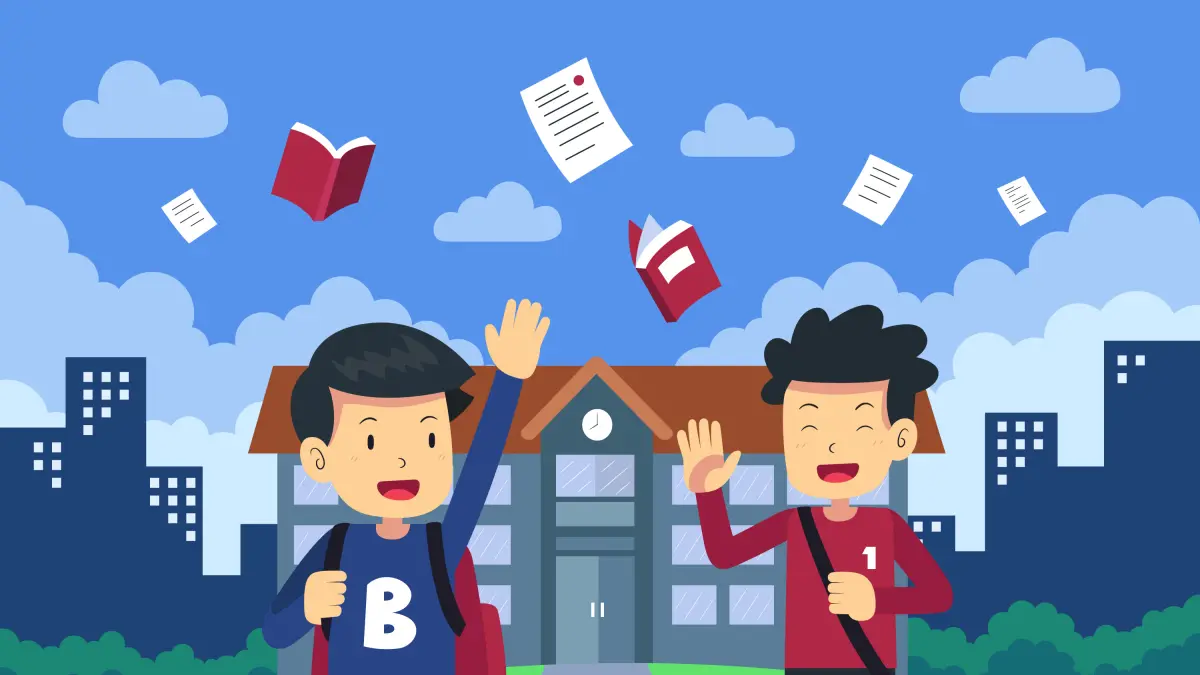 Ilustrasi Pendaftaran Sekolah (freepik)