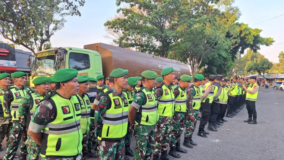 Apel persiapan sebelum penyekatan dimulai