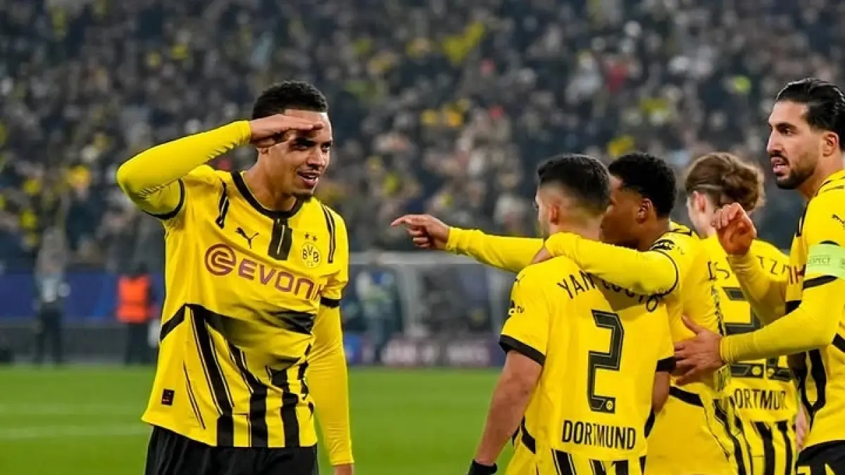 DISEGANI: Felix Nmecha, gelandang bertahan Timnas Jerman dalam salah satu laga bersama Borussia Dortmund.
