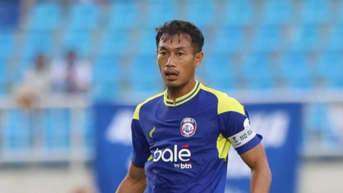 Hansamu Yama Pranata berseragam Arema FC. (Darmono/Radar Malang)