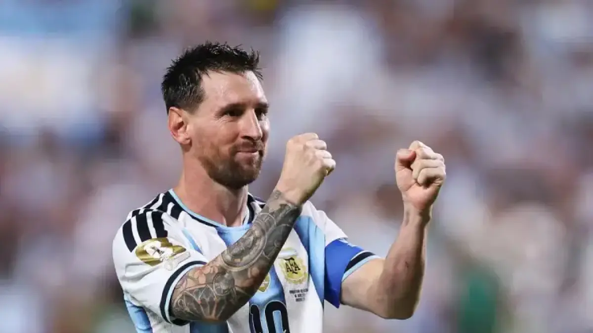 Lionel Messi, bintang Argentina yang melakukan Hattrick pada laga hari ini (Sumber: demokratis.co.id)